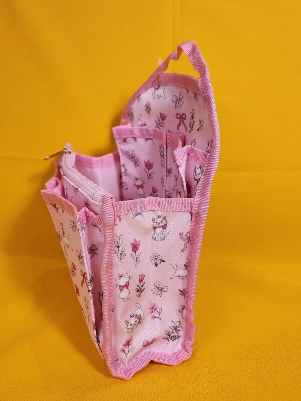Disney the Aristocats Marie Pink Bow Cat Mini Backpack Organizer Insert NEW
